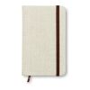 A6 canvas notebook lined beige | No Branding | not available | not available | not available