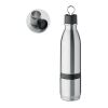 2 in 1 double wall bottle 500ml matt silver | No Branding | not available | not available | not available