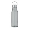 RPET bottle with PP lid 600 ml transparent/grey | No Branding | not available | not available