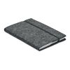 A4 conference folder in RPET grey | No Branding | not available | not available | not available