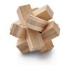 Bamboo brain teaser star shape wood | No Branding | not available | not available | not available