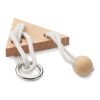 Wooden brain teaser triangle wood | No Branding | not available | not available | not available