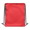 Large drawstring bag 300D RPET red | No Branding | not available | not available | not available