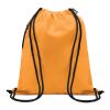 Large drawstring bag 300D RPET orange | No Branding | not available | not available | not available