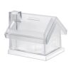Plastic house coin bank transparent | No Branding | not available | not available | not available