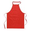 Kitchen apron in cotton red | No Branding | not available | not available | not available