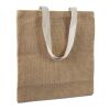 Jute shopping bag with cotton handles beige | No Branding | not available | not available | not available