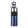 Aluminium bottle 750 ml with rubber grip blue