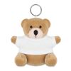 Teddy bear key ring white | No Branding | not available | not available | not available