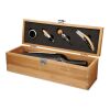 Wine set in bamboo gift box wood | No Branding | not available | not available | not available