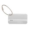 Basic aluminium luggage tag matt silver | No Branding | not available | not available | not available