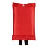 Fire blanket in pouch 100x95cm red | No Branding | not available | not available | not available