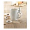Mug with spoon white | No Branding | not available | not available