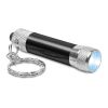 Aluminium torch with key ring black | No Branding | not available | not available