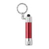 Aluminium torch with key ring red | No Branding | not available | not available