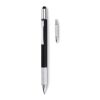 Spirit level pen with ruler black | No Branding | not available | not available