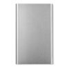 Flat power bank 4000 mAh matt silver | No Branding | not available | not available