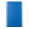 Flat power bank 4000 mAh royal blue | No Branding | not available | not available