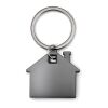 House shape plastic key ring black | No Branding | not available | not available