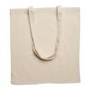 Organic cotton shopping bag 140gr/m² beige | No Branding | not available | not available | not available