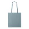 Cotton tote bag with long handles 140gr/m² petrol | No Branding | not available | not available | not available