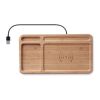 Bamboo wireless desk charger 5W wood | No Branding | not available | not available