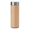 Double wall bamboo vacuum flask 400ml wood | No Branding | not available | not available | not available
