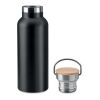 Double wall flask 500 ml with  carry handle black | No Branding | not available | not available | not available