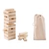 Tower game in cotton pouch wood | No Branding | not available | not available | not available