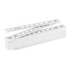 Folding ruler 1m white | No Branding | not available | not available