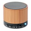 Round Bamboo 4.2 wireless speaker black | No Branding | not available | not available | not available