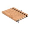 A5 cork notebook 96 lined pages with pen holder black | No Branding | not available | not available | not available