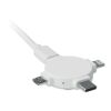 3 in 1 cable adapter white | No Branding | not available | not available | not available