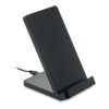 Bamboo wireless charge stand 5W black | No Branding | not available | not available