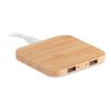 Bamboo wireless charge pad 5W wood | No Branding | not available | not available