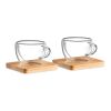 Set of 2 double wall espresso transparent | No Branding | not available | not available | not available