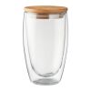 Double wall  glass 450 ml transparent | No Branding | not available | not available | not available