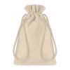 Beige cotton draw cord bag beige | No Branding | not available | not available | not available