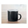 Enamel metal mug 350 ml black | No Branding | not available | not available | not available