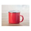 Enamel metal mug 350 ml red | No Branding | not available | not available | not available