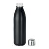 Glass drinking bottle 650ml black | No Branding | not available | not available | not available