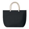 Beach bag with cord handle black | No Branding | not available | not available | not available