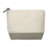 Bicolour cotton cosmetic bag grey | No Branding | not available | not available | not available