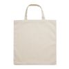 Cotton tote bag with short handles 140gr/m² beige | No Branding | not available | not available | not available