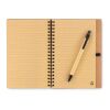Cork notebook with pen black | No Branding | not available | not available
