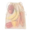 Mesh drawstring pouch 140gr/m² beige | No Branding | not available | not available | not available