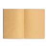 A5 recycled notebook 80 plain beige | No Branding | not available | not available