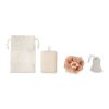Bath set in cotton pouch beige | No Branding | not available | not available | not available