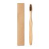 Bamboo toothbrush in Kraft box black | No Branding | not available | not available | not available