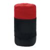 RPET fleece travel blanket in pouch red